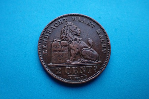 Belgien centimes 1911 - 2,