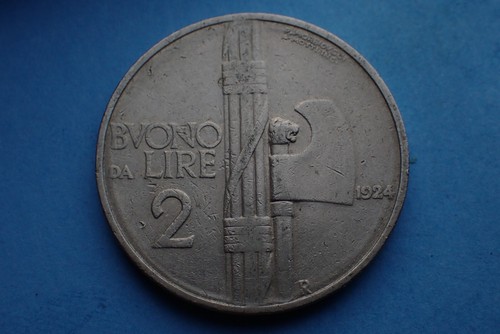 Italien lire 1924 - 2, siehe