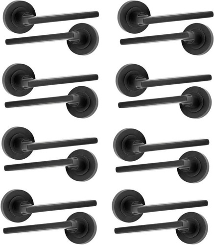 Mattschwarze türgriffe - mattschwarze,